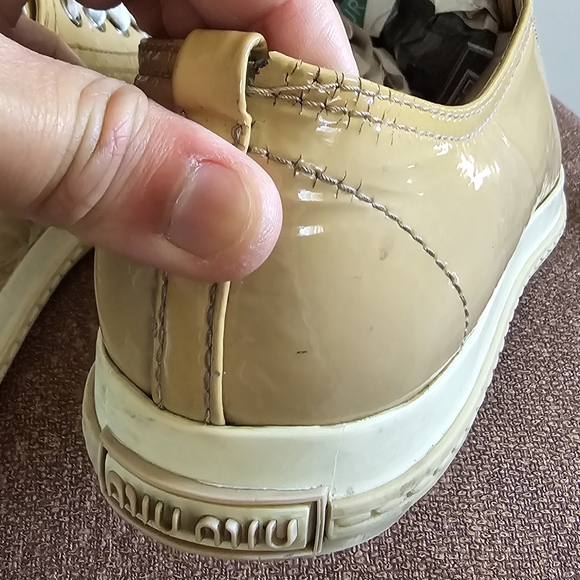 Miu Miu Patent Leather Sneakers - Picture 14 of 14